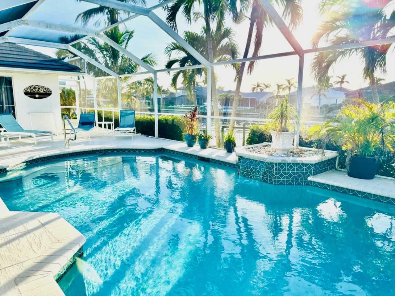 Villa Free Heatedpool On Sailboataccesscanal Boat Lift à Cape Coral Extérieur photo